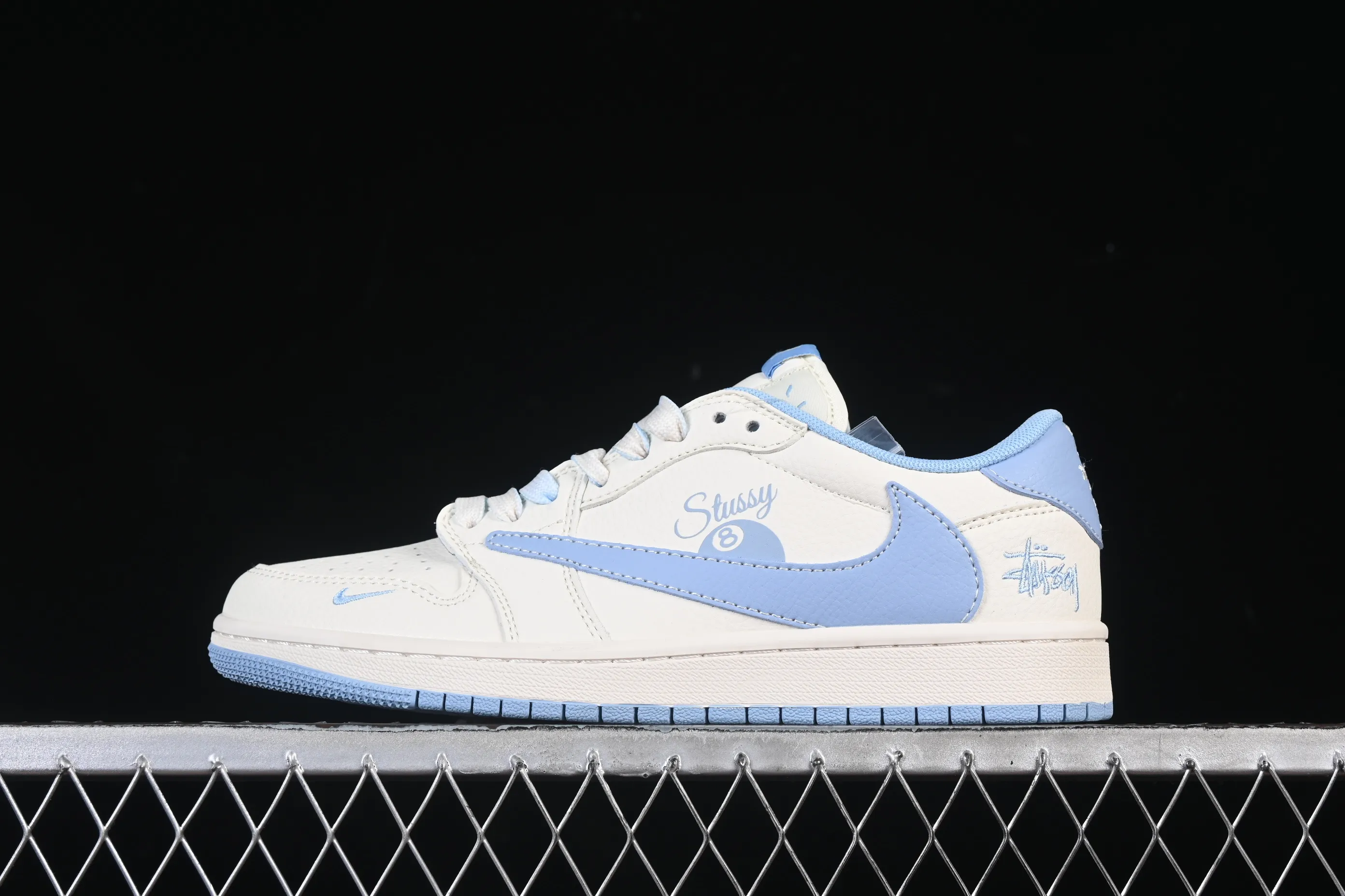 All categories Air Jordan Jordan series basketball shoes Air Jordan 1 Low Travis Scott x Fragment Design x Air Jordan 1 Low OG SP AJ1 Joe 1 Stussy joint billiards blue hook low-top cultural casual sneakers XS7089-602